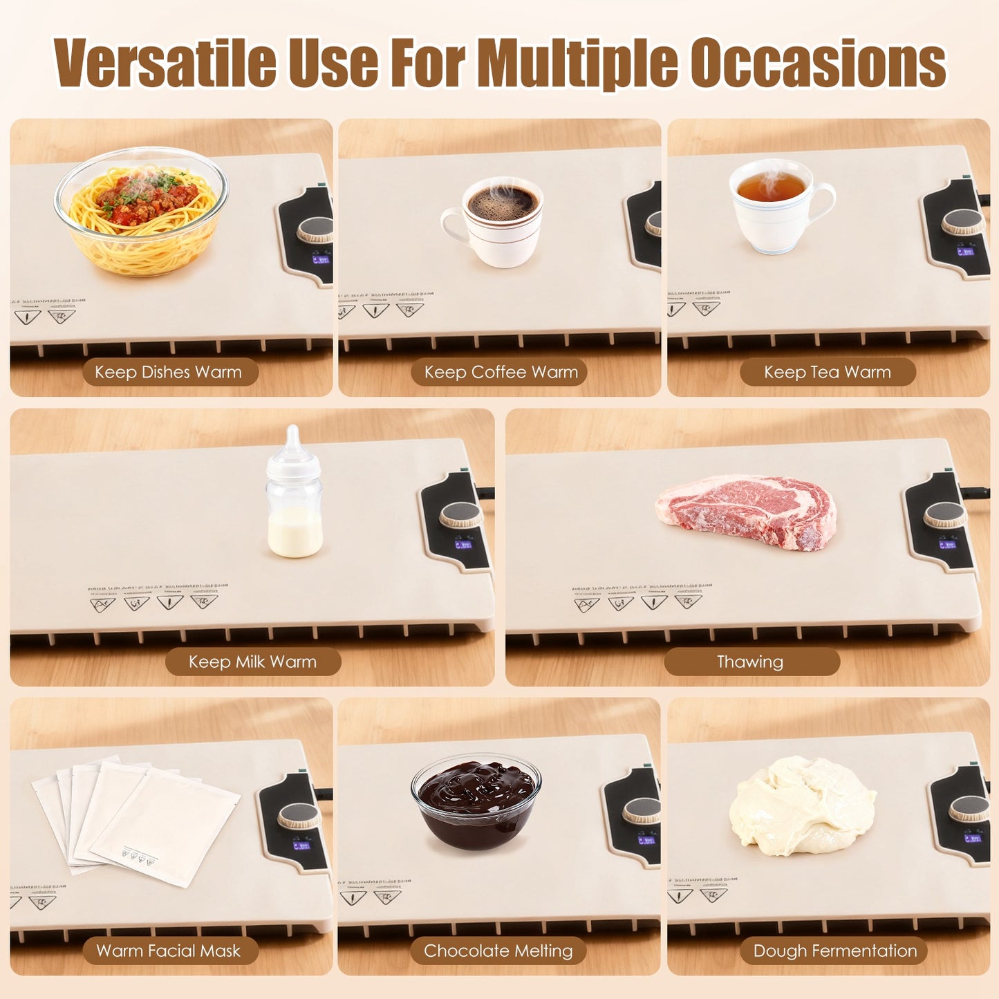Food Warming Mat  Heating Electric Silicone